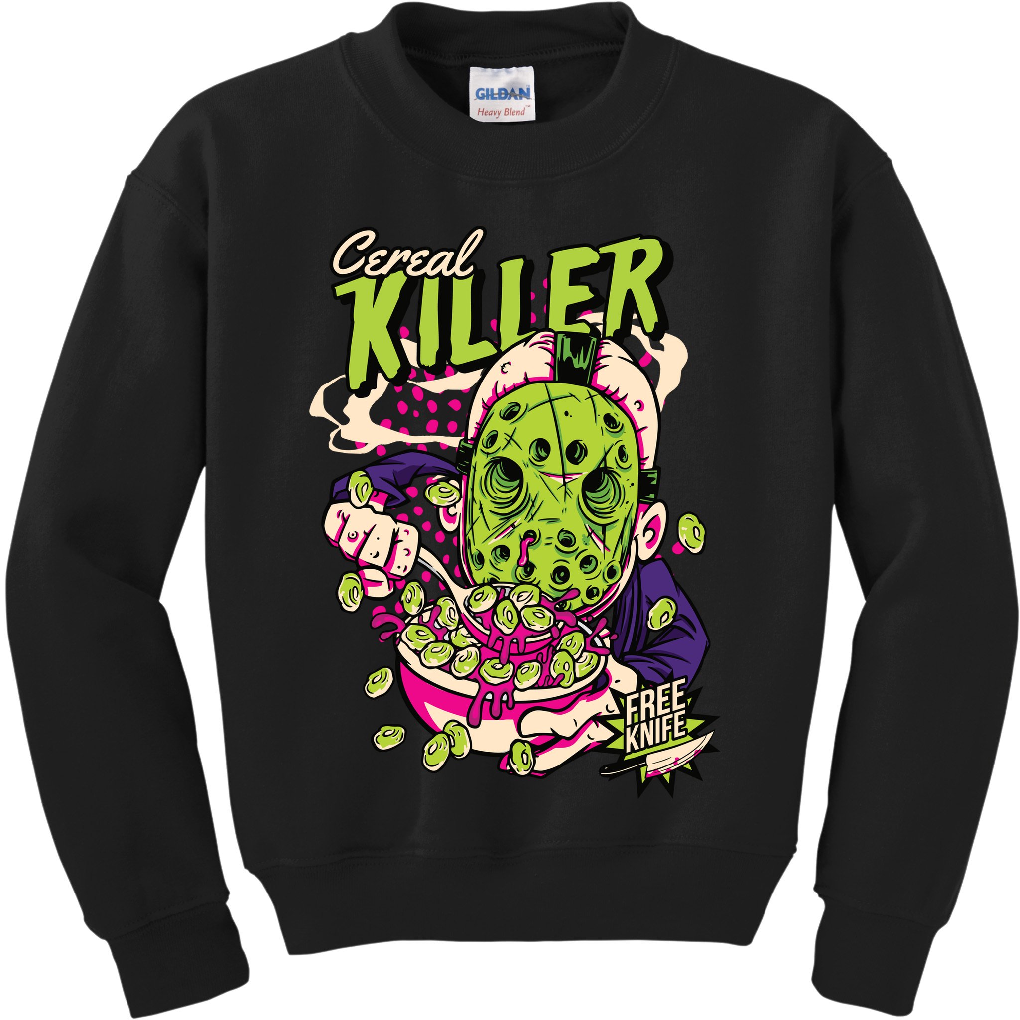 Cereal Killer Funny Kids Sweatshirt