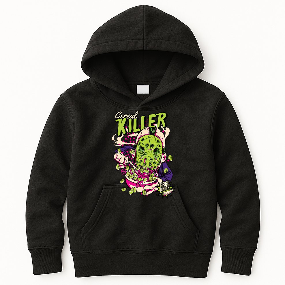 Cereal Killer Funny Kids Hoodie