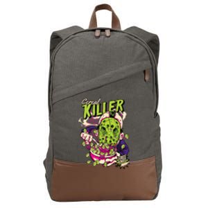 Cereal Killer Funny Cotton Canvas Backpack