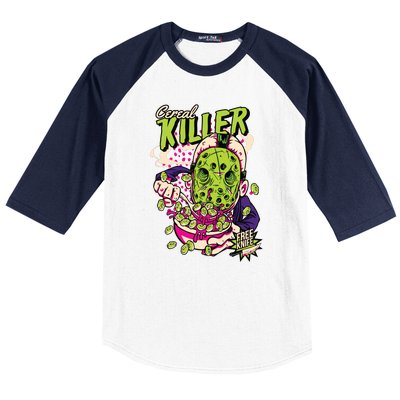 Cereal Killer Funny Baseball Sleeve Shirt