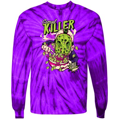 Cereal Killer Funny Tie-Dye Long Sleeve Shirt