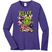 Cereal Killer Funny Ladies Long Sleeve Shirt