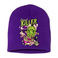 Cereal Killer Funny Short Acrylic Beanie