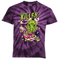 Cereal Killer Funny Kids Tie-Dye T-Shirt