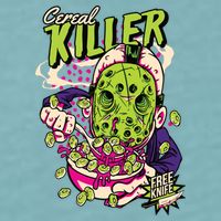 Cereal Killer Funny Sueded Cloud Jersey T-Shirt