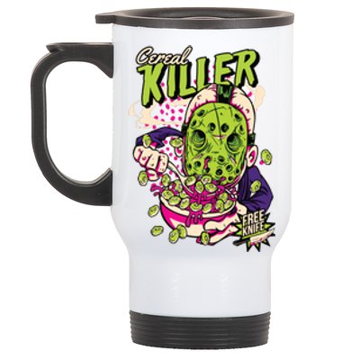 Cereal Killer Funny Stainless Steel Travel Mug