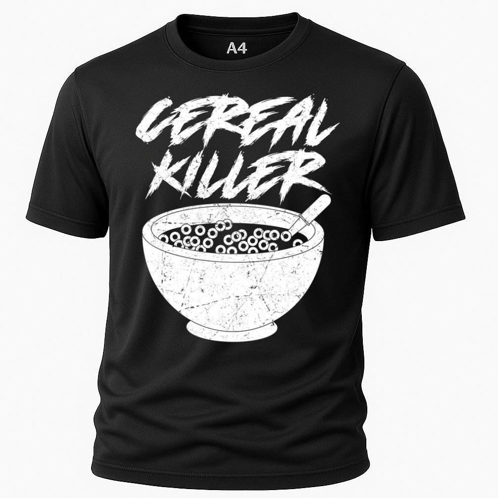 Cereal Killer Funny Halloween Distressed Performance Shirt