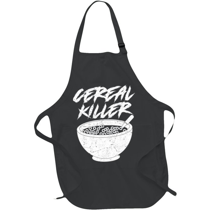 Cereal Killer Funny Halloween Distressed Apron