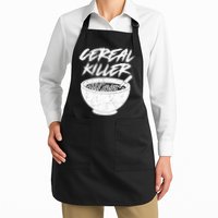 Cereal Killer Funny Halloween Distressed Apron
