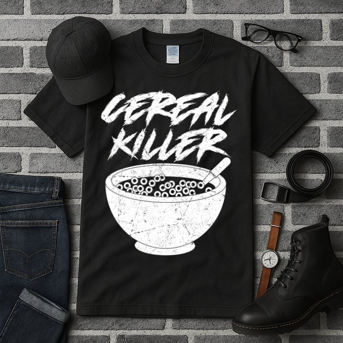 Cereal Killer Funny Halloween Distressed Tall T-Shirt