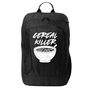 Cereal Killer Funny Halloween Distressed City Backpack