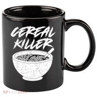 Cereal Killer Funny Halloween Distressed 11oz C Handle Ceramic Mug