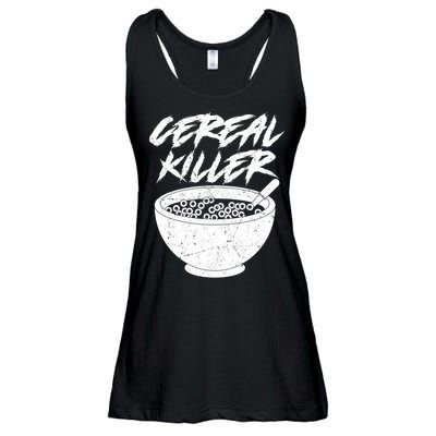 Cereal Killer Funny Halloween Distressed Ladies Essential Flowy Tank