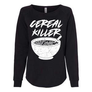 Cereal Killer Funny Halloween Distressed Womens California Wash Sweatshirt