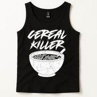 Cereal Killer Funny Halloween Distressed Tank Top