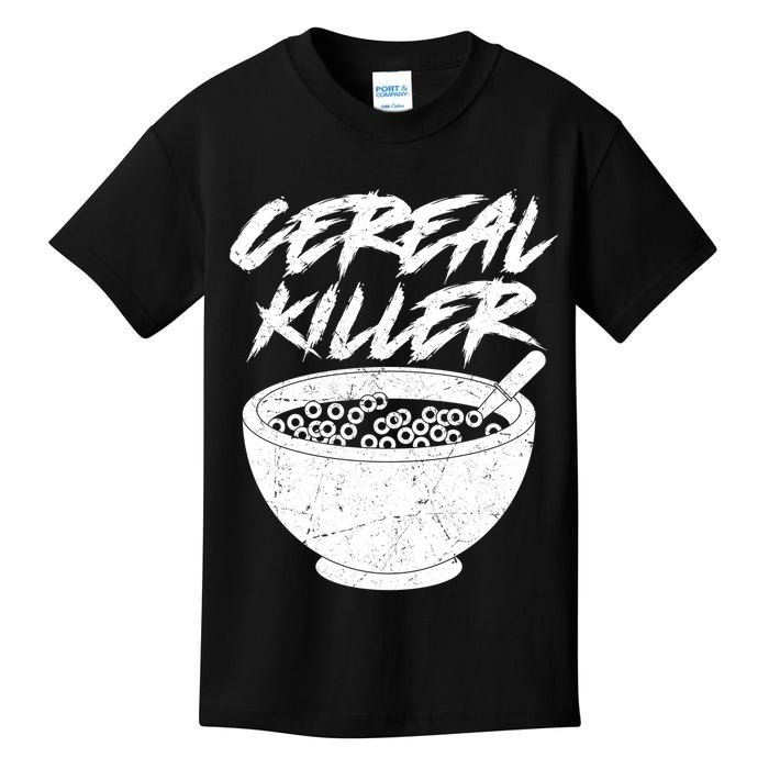 Cereal Killer Funny Halloween Distressed Kids T-Shirt