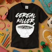 Cereal Killer Funny Halloween Distressed Kids T-Shirt
