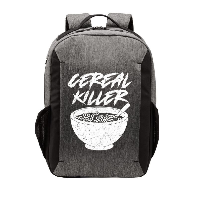 Cereal Killer Funny Halloween Distressed Vector Backpack