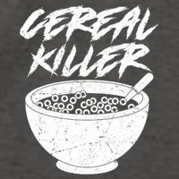 Cereal Killer Funny Halloween Distressed Vector Backpack