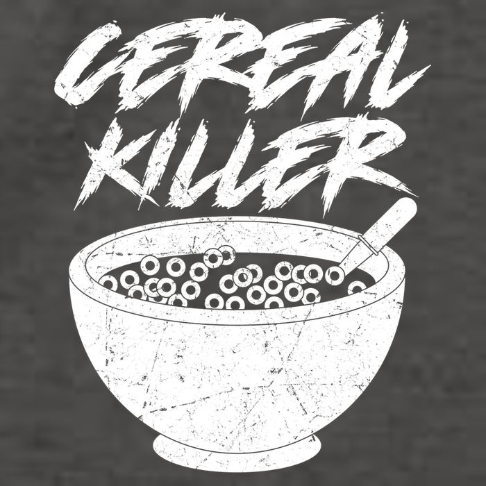 Cereal Killer Funny Halloween Distressed Vector Backpack