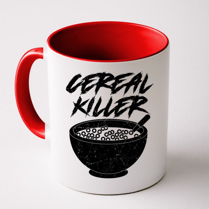 Cereal Killer Funny Halloween Distressed Mug