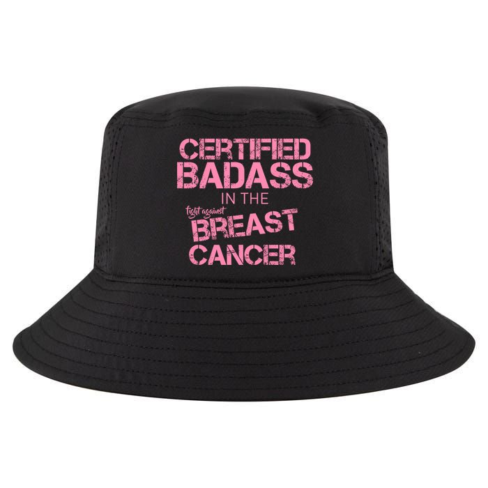 Certified Badass Fight Against Breast Cancer Cool Comfort Performance Bucket Hat