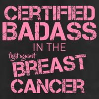 Certified Badass Fight Against Breast Cancer Cool Comfort Performance Bucket Hat