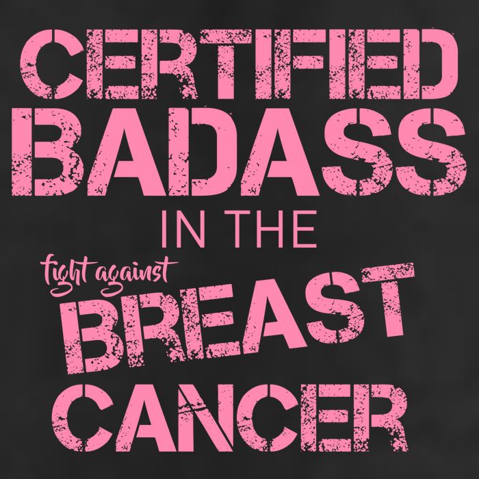Certified Badass Fight Against Breast Cancer Cool Comfort Performance Bucket Hat