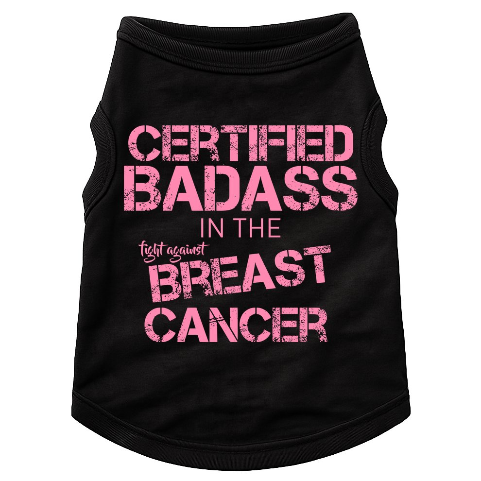 Certified Badass Fight Against Breast Cancer Doggie Tank
