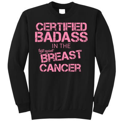 Certified Badass Fight Against Breast Cancer Sweatshirt