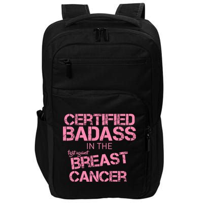 Certified Badass Fight Against Breast Cancer Impact Tech Backpack