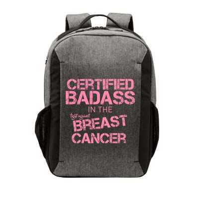 Certified Badass Fight Against Breast Cancer Vector Backpack