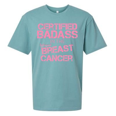 Certified Badass Fight Against Breast Cancer Sueded Cloud Jersey T-Shirt