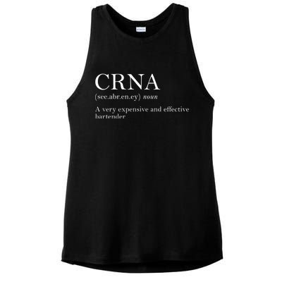 Certified Registered Nurse Anesthetists CRNA Ladies PosiCharge Tri-Blend Wicking Tank