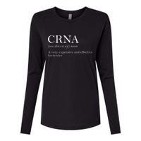 Certified Registered Nurse Anesthetists CRNA Womens Cotton Relaxed Long Sleeve T-Shirt