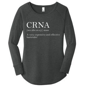 Certified Registered Nurse Anesthetists CRNA Women's Perfect Tri Tunic Long Sleeve Shirt