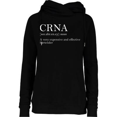 Certified Registered Nurse Anesthetists CRNA Womens Funnel Neck Pullover Hood