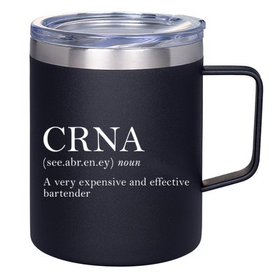 Certified Registered Nurse Anesthetists CRNA 12oz Stainless Steel Coffee Mug