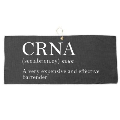 Certified Registered Nurse Anesthetists CRNA Large Microfiber Waffle Golf Towel