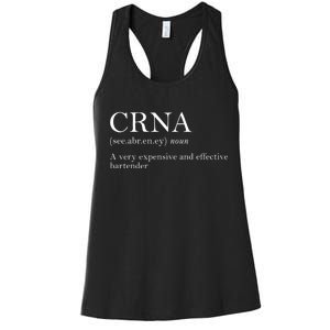 Certified Registered Nurse Anesthetists CRNA Women's Racerback Tank