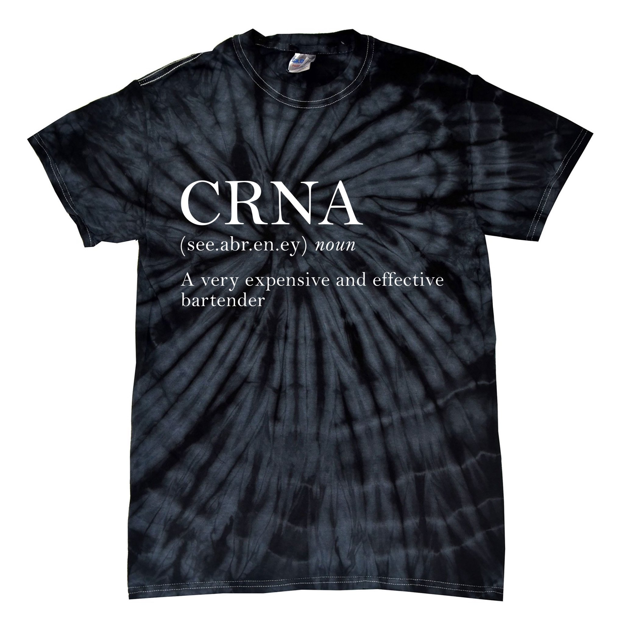 Certified Registered Nurse Anesthetists CRNA Tie-Dye T-Shirt