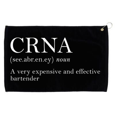 Certified Registered Nurse Anesthetists CRNA Grommeted Golf Towel