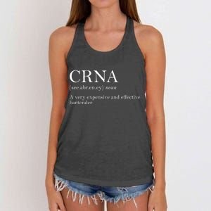 Certified Registered Nurse Anesthetists CRNA Women's Knotted Racerback Tank