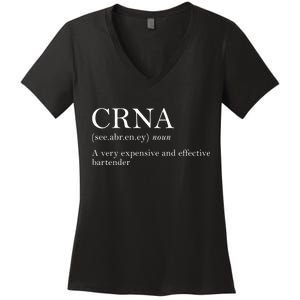 Certified Registered Nurse Anesthetists CRNA Women's V-Neck T-Shirt