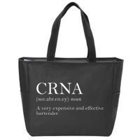 Certified Registered Nurse Anesthetists CRNA Zip Tote Bag