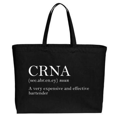 Certified Registered Nurse Anesthetists CRNA Cotton Canvas Jumbo Tote