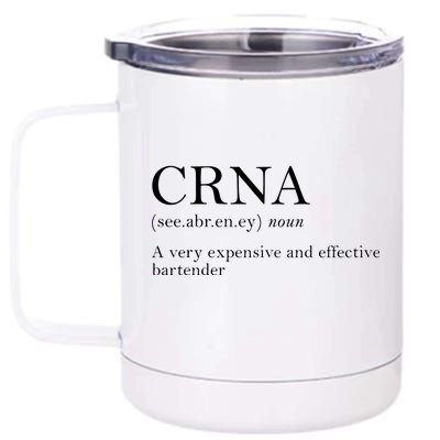 Certified Registered Nurse Anesthetists CRNA 12 oz Stainless Steel Tumbler Cup