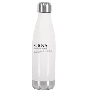 Certified Registered Nurse Anesthetists CRNA Stainless Steel Insulated Water Bottle