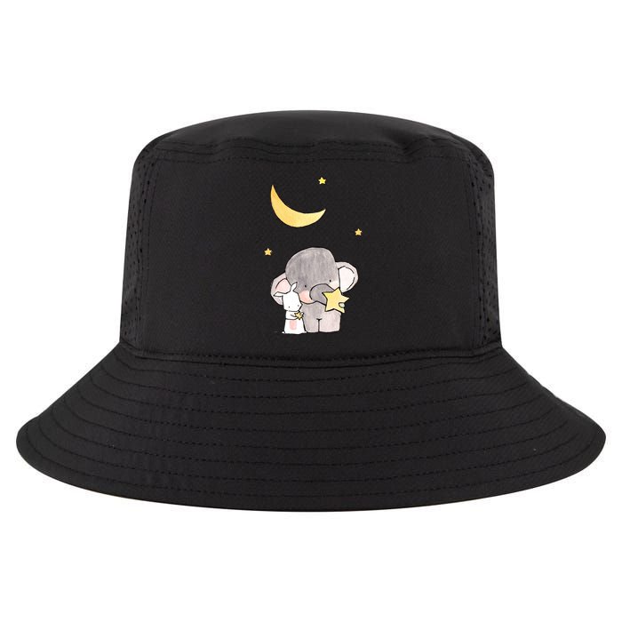 Cute Elephant Stars Cool Comfort Performance Bucket Hat