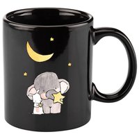 Cute Elephant Stars 11oz C Handle Ceramic Mug